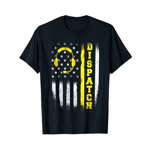 Funny Dispatcher Shirts Dispatch - 911 Dispatcher First Responder Emergency Call USA T-Shirt