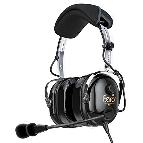 Faro Aviation Faro G2 Passive (PNR) Helicopter Headset with MP3 Input