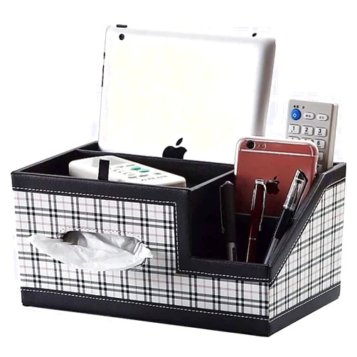 NBAAYIK Dogggy Household Decoration Tissue Box Multifunctional Tissue Box Household Remote Control Storage Box for Living Room Bedroom Office Tissue Box Cover Tissue Box