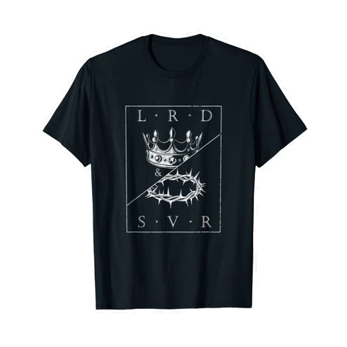 Christian Shirts and Fun Gifts Vintage Retro Jesus Lord & Savior Christian Shirt T-Shirt