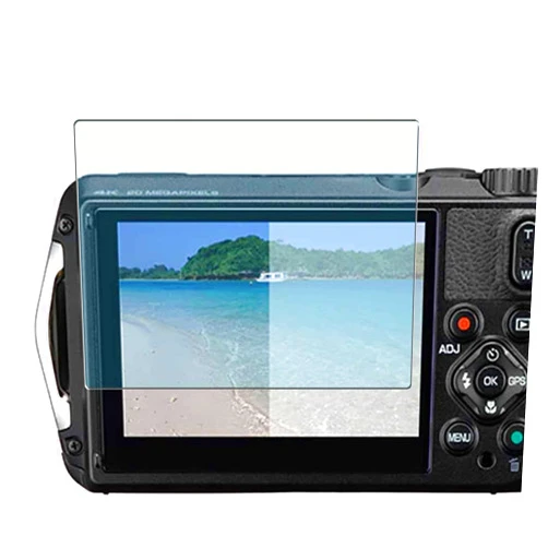 Puccy Film for PENTAX WG-8 Puccy 3 Pack Anti Blue Light Screen Protector, compatible with PENTAX WG-8 TPU Film Guard （ Not Tempered Glass Protectors ）