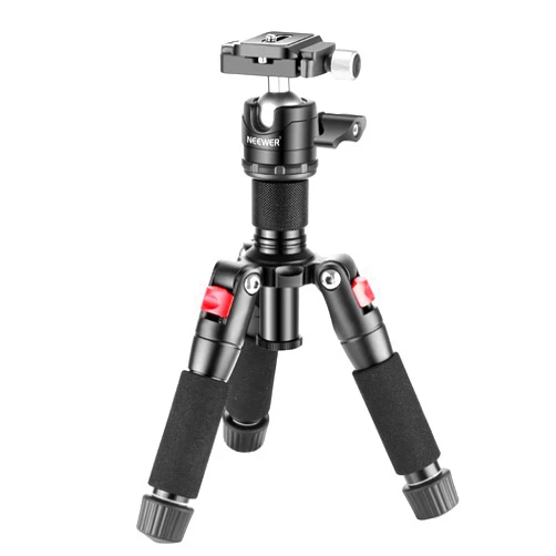 NEEWER Portable Desktop Mini Tripod Aluminum Alloy 20''/ 50cm Desk Tripod with 360 Degree Ball Head, 1/4 inch Quick Shoe Plate for DSLR Camera Video Camcorder, Load up to 11 pounds/5 kilograms