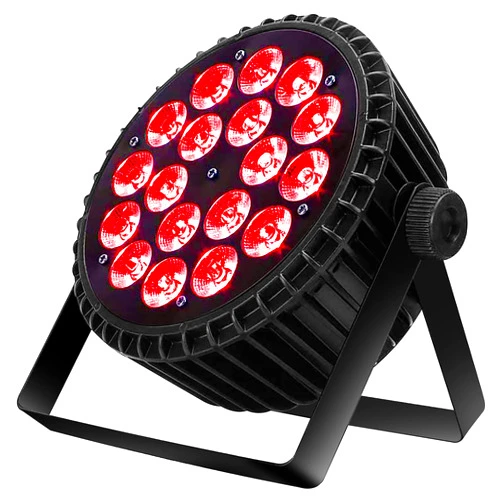 SHEHDS Par Can Lights LED 18x12W Stage Lights RGBW 4in1 Wash/Strobe Effect DJ Lights DMX512 Uplights Aluminum Shell with Sound Activated Party Lights for Christmas Halloween Disco Club Wedding