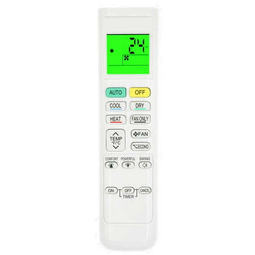 RCECAOSHAN Replacement for Daikin Air Conditioner Remote Control FTK09NMVJU FTX09NMVJU FTK12NMVJU FTX12NMVJU FTK18NMVJU FTX18NMVJU FTK24NMVJU FTX24NMVJU English Version Display in Fahrenheit