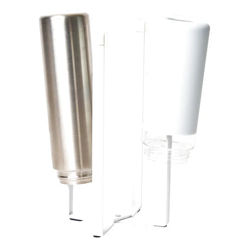 YAMAZAKI Home Tower Kitchen Multi Eco Stand - Multifunctional Plastic Bag Holder Bottle Dryer - Steel