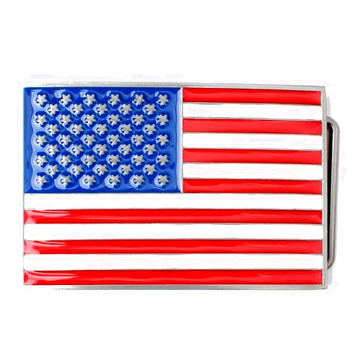 Generic Sam Store (TM) Belt Buckle in American Flag Fit for Width 1.57