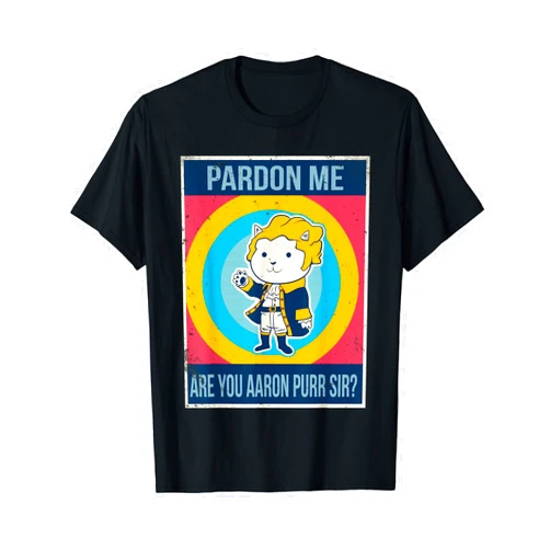 Vintage Alexander Hamilton Funny Hamilton Cat T-Shirt