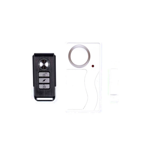 SABRE Door or Window Alarm With Remote, 120dB Alarm, Audible Up To 750-Feet (230-Meters), 4 Adjustable Settings, Arm and Disarm From A Distance, Battery Operated, No Wiring Required, Easy to Install