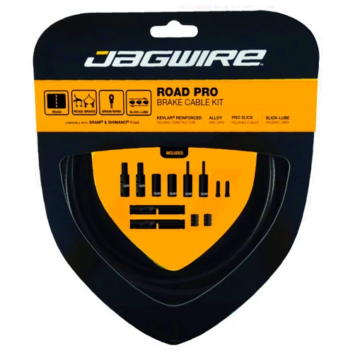 Jagwire Road Pro Complete Brake Cable Kit - Stealth Black