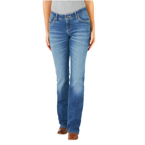 Wrangler Women's Shiloh Low Rise Boot Cut Ultimate Riding Jeans