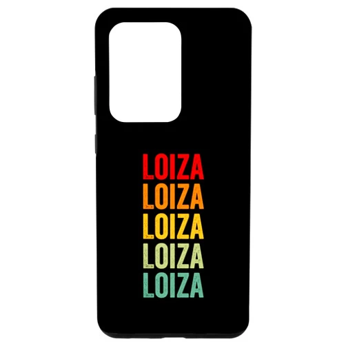 Loiza County, Puerto Rico City Galaxy S20 Ultra Loiza County, Puerto Rico, Rainbow Text Design Case