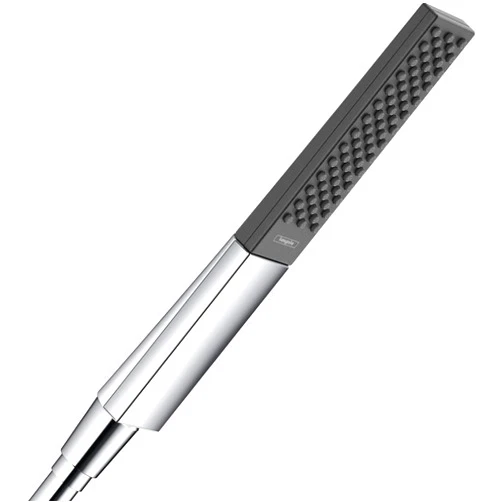 hansgrohe Rainfinity 2-inch Modern Handheld Shower Head 1-Spray PowderRain in Chrome, 26866001, 2.5