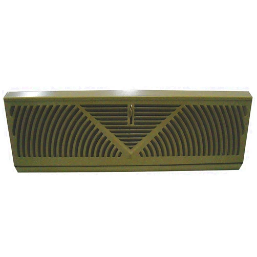 GRAINGER APPROVED Set of 2 Diffuser, Baseboard, Brown, 18 in.