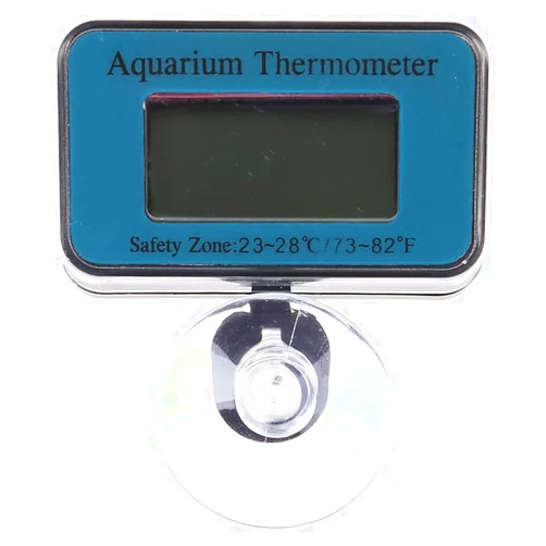 Ldabrye Aquarium Thermometer Digital LCD Screen Waterproof Fish for Temperature Accurate Reading for Terrari