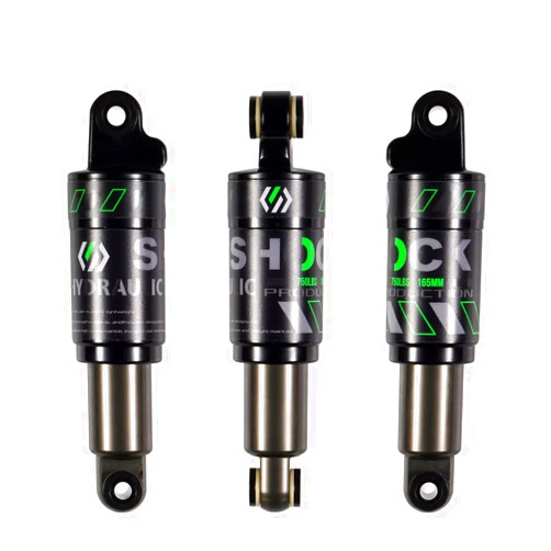 Chooee Mountain Bike Rear Shock absorber 120mm/125mm/150mm/165mm/185mm/190mm/200mm Bicycle Rear Suspension Shock Absorber 165mmx750lbs