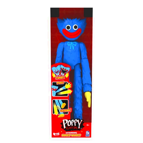 Poppy Playtime – Huggy Wuggy Extendable Face-Changing Deluxe Figure (12