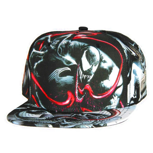 Bioworld Marvel Comics Venom Sublimated All Over Print Snapback Hat