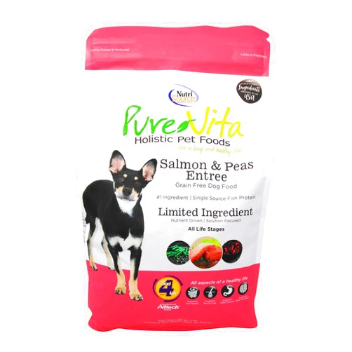 PureVita Grain Free Salmon and Pea Food for Dogs 5lb PureVita GF Salmon and Pea Food for Dogs 5 Lb