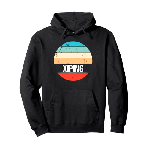 Vintage Travel Souvenirs Xiping China City Trip Pullover Hoodie