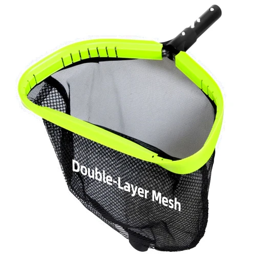 Sepetrel Pool Net,Professional Swimming Pool Leaf Skimmer Nets for Cleaning with Double-Layer Deep Big Bag,Heavy Duty Aluminum Frame & Handle Rake(Pole Not Included)