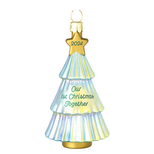 Hallmark Keepsake Christmas Ornament 2024, Our First Christmas Together 2024, Glass, Gifts for Couples