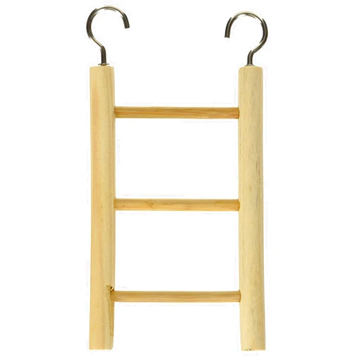 PH Prevue Hendryx Prevue Pet Products BPV382 Birdie Basics 3-Step Wood Ladder for Bird, 6-Inch