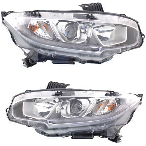Garage-Pro Headlight Compatible with 2016-2020 Honda Civic Driver and Passenger Side SET