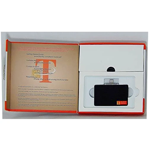 SNUNGPHIR Thursby Apple Plug-in Smart Card Reader with Lightning Connector Including SubRosa Software (TSS-PK7)