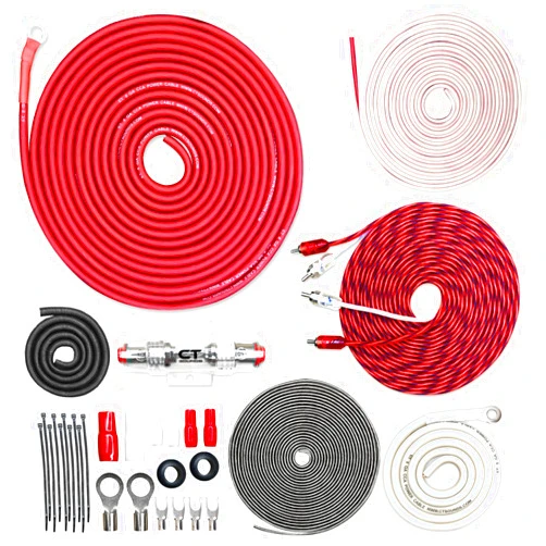 CT Sounds 8 Gauge CCA Complete Amp Wiring Install Kit, AMPKIT-8GA-PRO