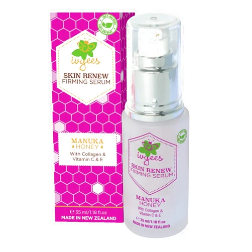 IVYEES Skin Renew Firming Serum 1.18oz with Manuka Honey, Collagen, Vitamin C, E to Maximize Elasticity, Strengthen, Firm and Ton Skin Tissue and Maintain Essential Moisture