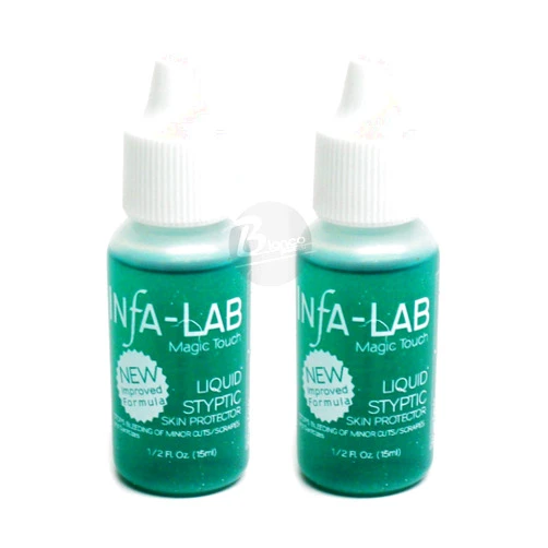 Infalab Magic Touch Liquid Styptic Skin Protector Stop Bleeding Cuts (2 pieces)