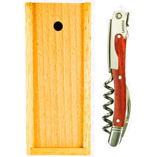 Laguiole Waiter's Corkscrew - Rosewood Handle, Wooden Gift Box