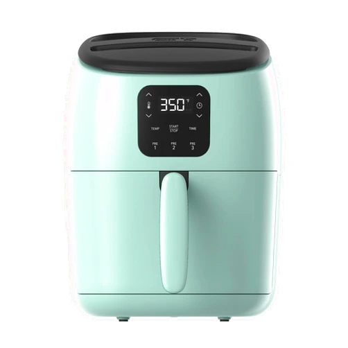 DASH Tasti-Crisp™ Electric Air Fryer Oven, 2.6 Qt., Aqua – Compact Air Fryer for Healthier Food in Minutes, Ideal for Small Spaces - Auto Shut Off, Digital, 1000-Watt