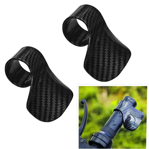 UZZH 2PCS Motorcyle Cruise Control, Motorcycle Throttle Assist, Throttle Mounted Holder for Handlebar, Handrest Wrist Hand Grips Accelerator Assistant for Motorcycle Electri Bike (Carbon Fiber)