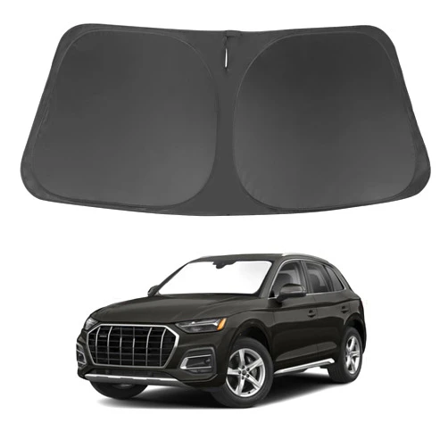 LHFLIVE Windshield Sun Shade Fit for 2018 2019 2020 2021 2022 2023 2024 2025 Audi Q5 Accessories Front Window Sunshade Shield Blocker Keeps Car Cool