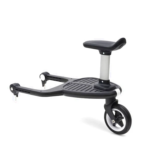 Bugaboo Butterfly Comfort Wheeled Board +, Compatible with Bugaboo Butterfly Pushchair, Buggy Board with Removable Seat for Toddlers, Sit and Stand Option and Flexible Board Position