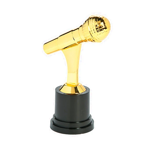 Fun Express Bulk Microphone Trophy (set of 12 awards)