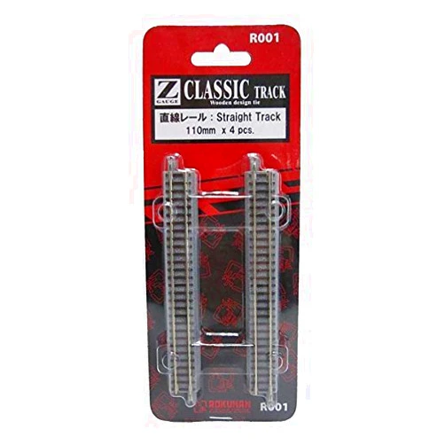 Rokuhan R001 Z Scale Straight Track 110mm z scale track