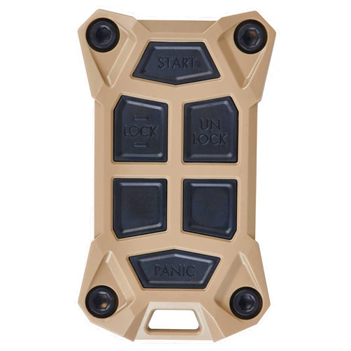 AJT DESIGN Replacement Key Fob Case for 2014-2018 Chevy / GMC Truck - Custom Made in USA - Tan