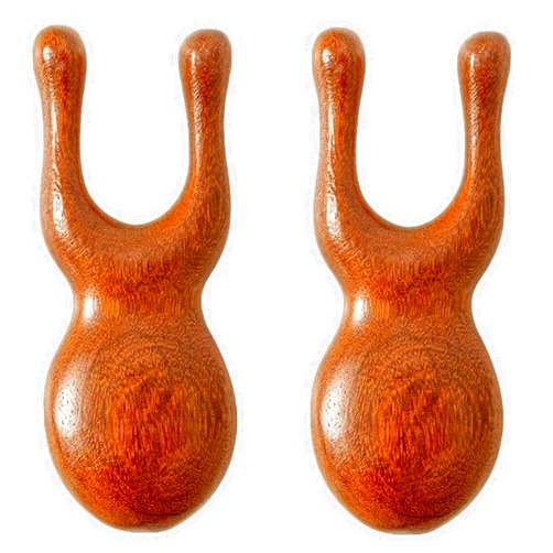 Shuaigetoao Wooden Facial Massage Tool, Natural Wooden Gua Sha Facial Tools Nose Scraper Massage, Portable Anti-Static Frog Shape Facial Massager Comb Nose Lifting Tool for Men Women