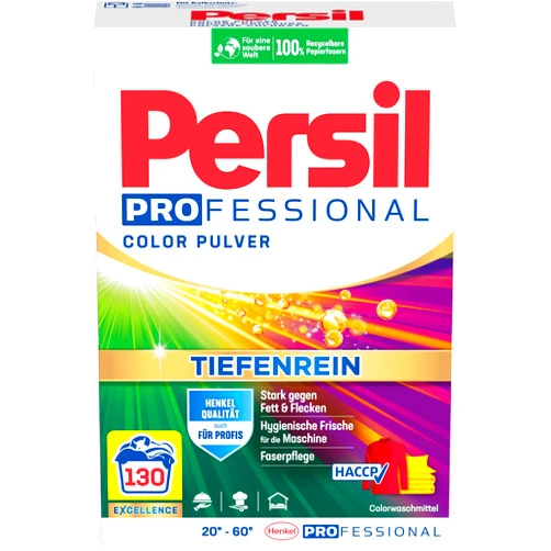 Persil Professional Color Detergent Powder (130 Loads | 17.2 lbs | 7.8 kg) - Laundry Detergent for Color - Deep Clean Laundry and Freshness for the Machine