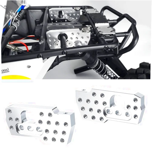 RCLIOLN Aluminum Front and Rear Damper Shock Mount for Axial Wraith 90018 1/10 RC Truck Car (Front)