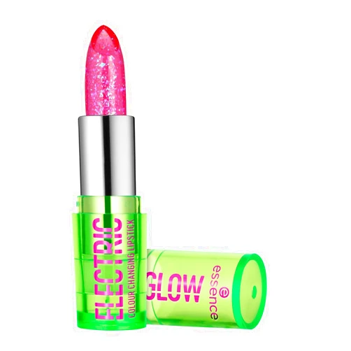 essence | Electric Glow Color Changing Lipstick | pH Reactive Natural Pink for All Skin Tones | Vegan & Cruelty Free | Gluten Free, Without Oil & Parabens
