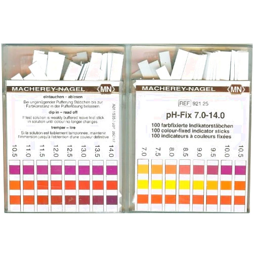 Macherey-Nagel 7.0-14.0 pH indicator strips 100/box