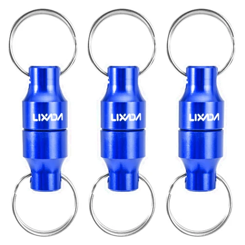 SIUKE Fishing Magnetic Holder 3pcs Fly Fishing Magnetic Net Release Holder Keeper Magnet Clip Landing Net Connector, Blue