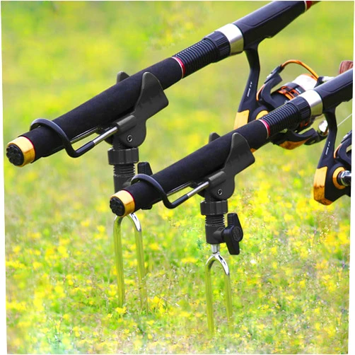 Coolnice Fishing Rod Holder for Bank Fishing, Upgraded Fishing Pole Holders for Ground, Beach, 360 Degree Adjustable Fishing Pole Stand Equipment, Gift for Men Father’s Day, Birthday’s Day