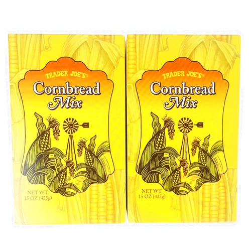 Trader Joe's Cornbread Mix 15 oz (Pack of 2)