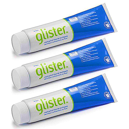 Amway Glister Toothpaste (lot of 3) / 2.3 Oz each (3-Pack)
