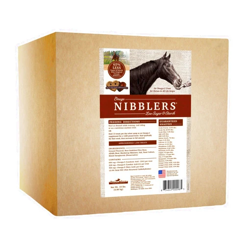 Omega Fields Omega Nibblers Low Sugar & Starch, Blackstrap Molasses Flavored (15)