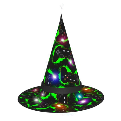 OXJOIIS Halloween Witch Hat Halloween Costume Accessory for Holiday Halloween Party